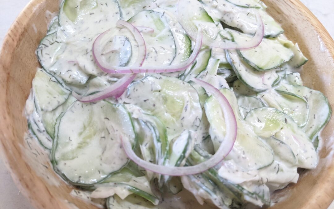 Creamy Cucumber Dill Salad